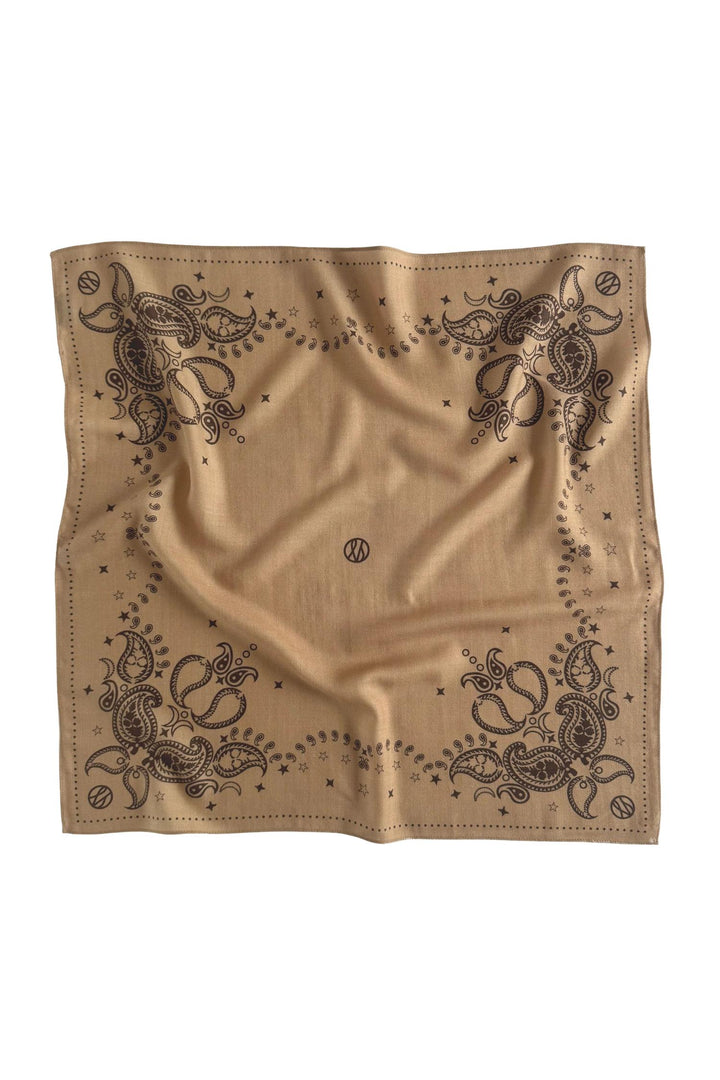 Wool Winter Sccarf 65 cm. Cappuccino