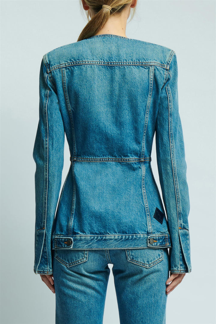 Temple Denim Jacket Lagoon