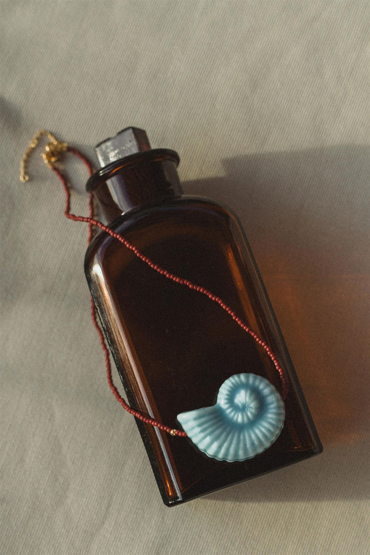 Nautilus Necklace Seafoam Berry