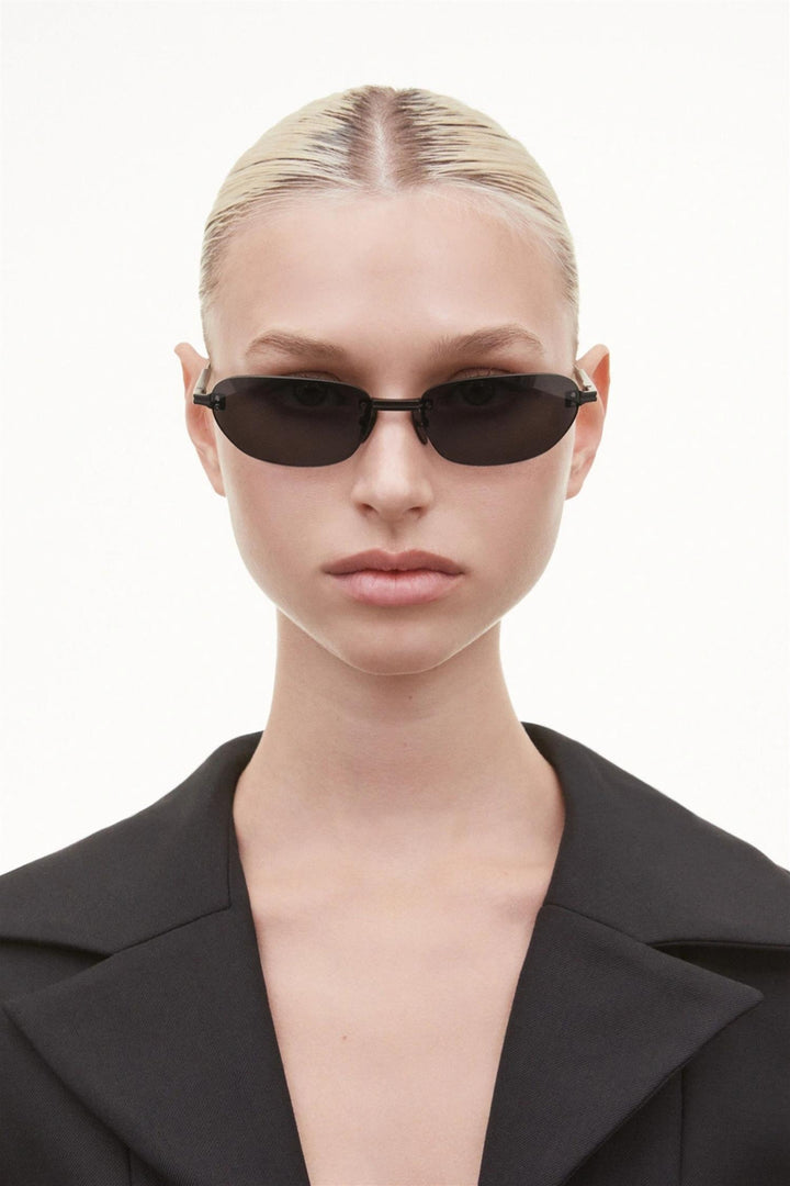 Rimless Oval Black