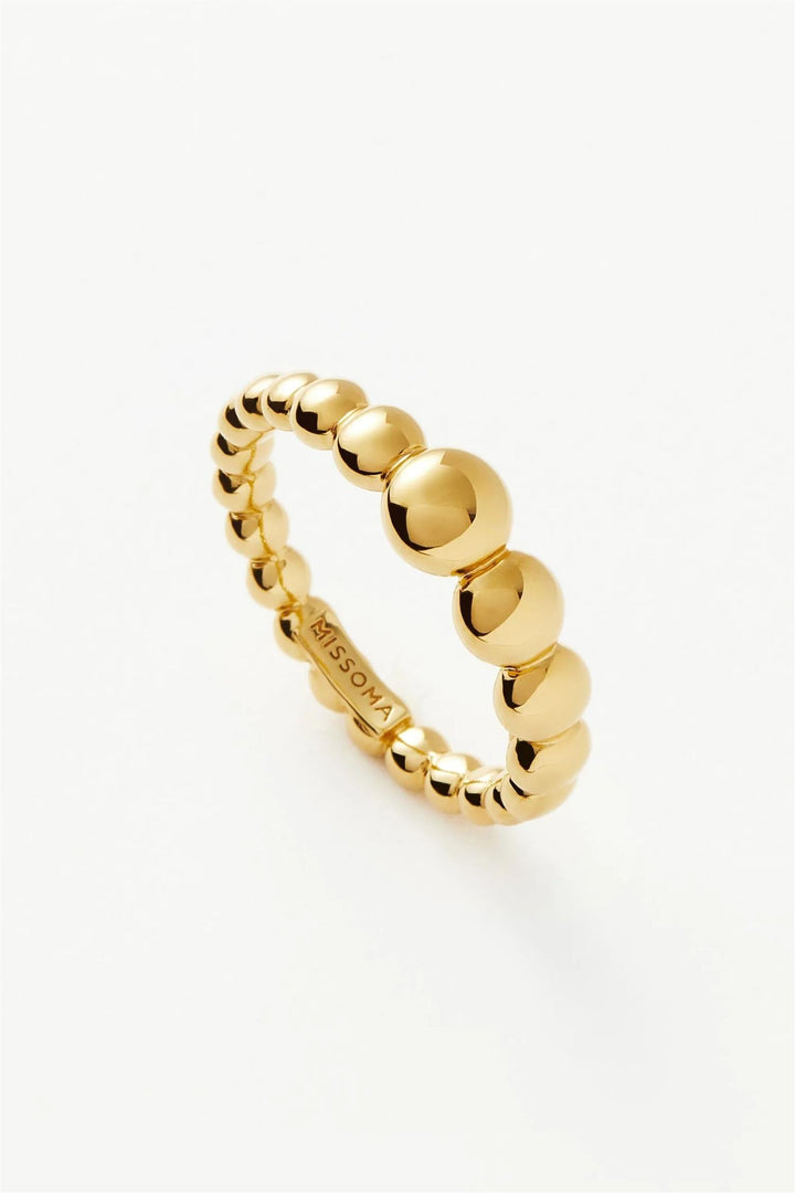 Articulated Beaded Stacking Ring