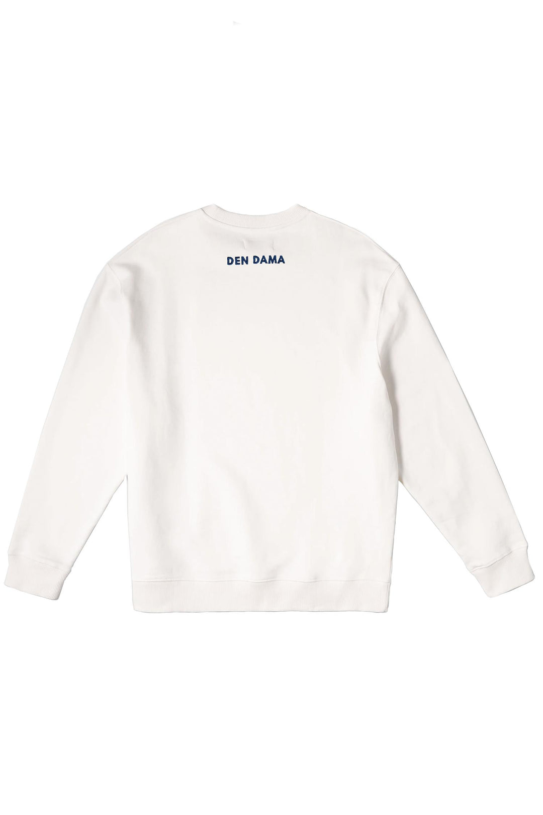 Hasta Luego Embroidered Crewneck Off-White/Blue