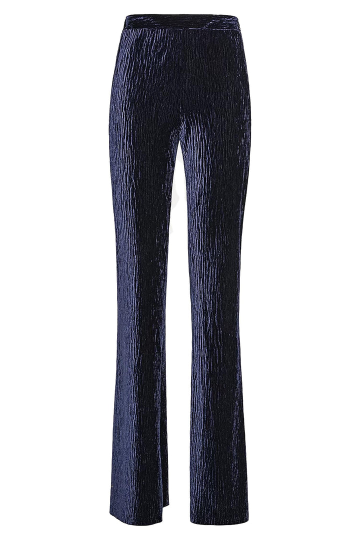 Crush Velvet Flared Pants Nightfall