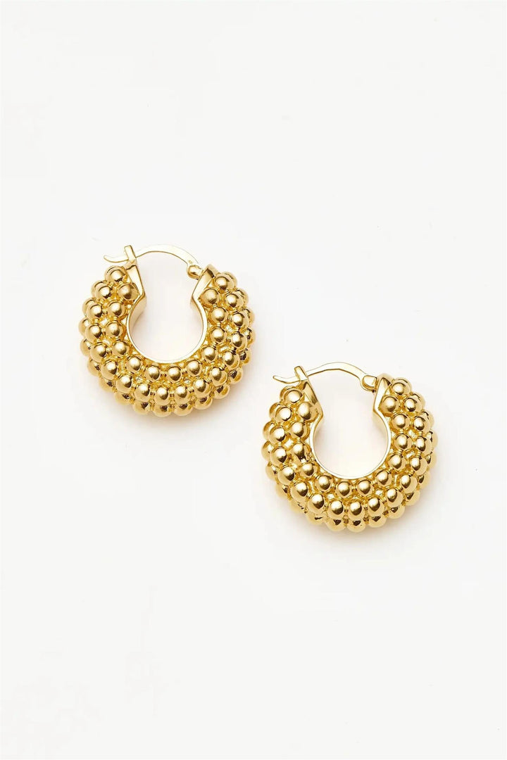 Baya Hoop Earrings Gold
