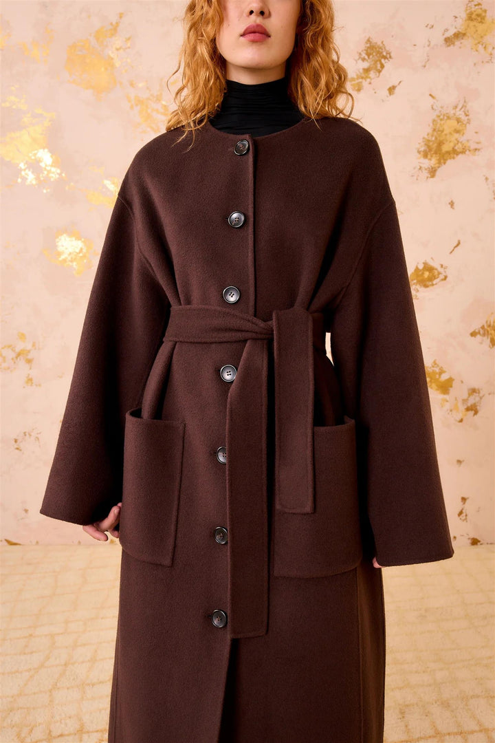 Fernanda Oversized Coat Sable