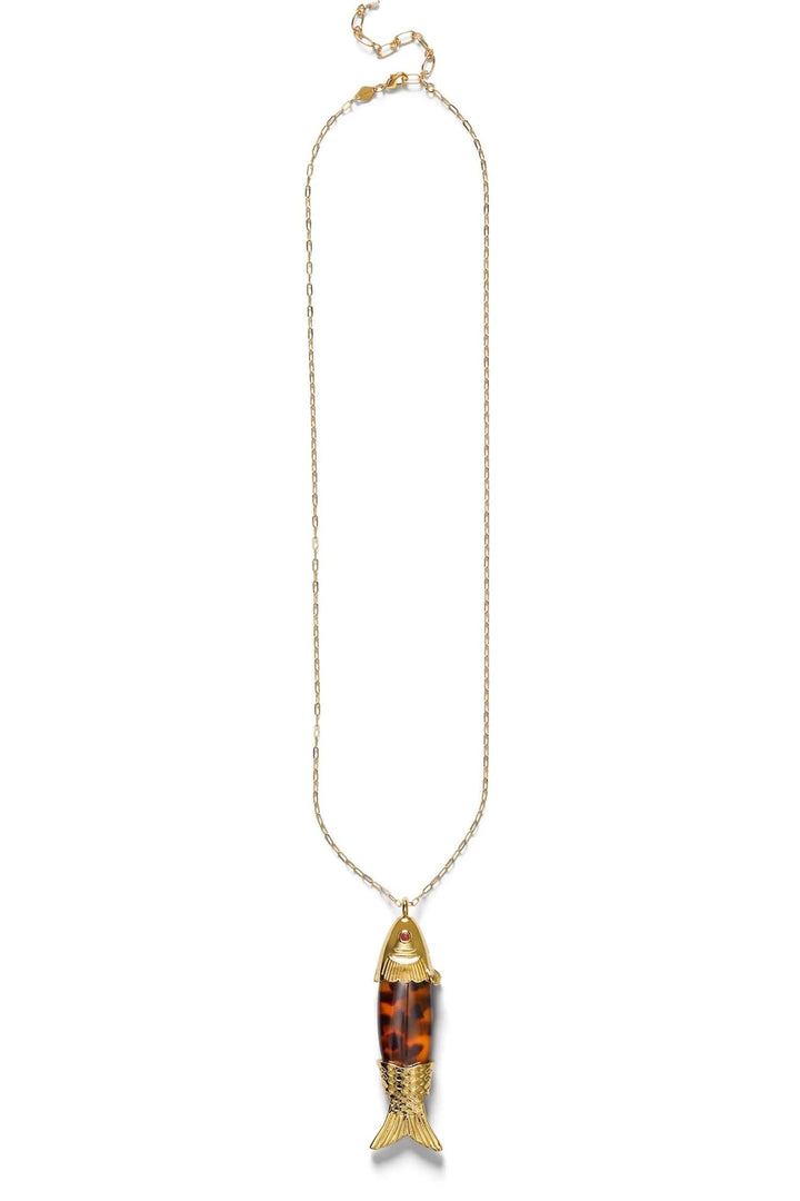 Big Catch Necklace Gold