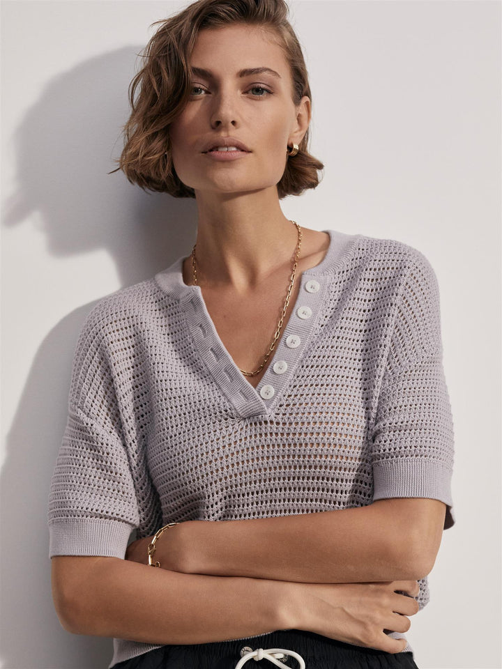 Callie Knit Top Raindrops