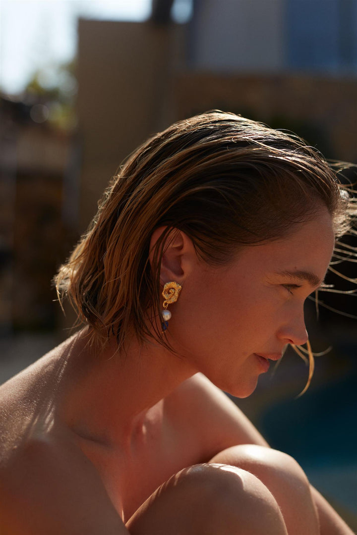 Jetset Gems Earrings Gold