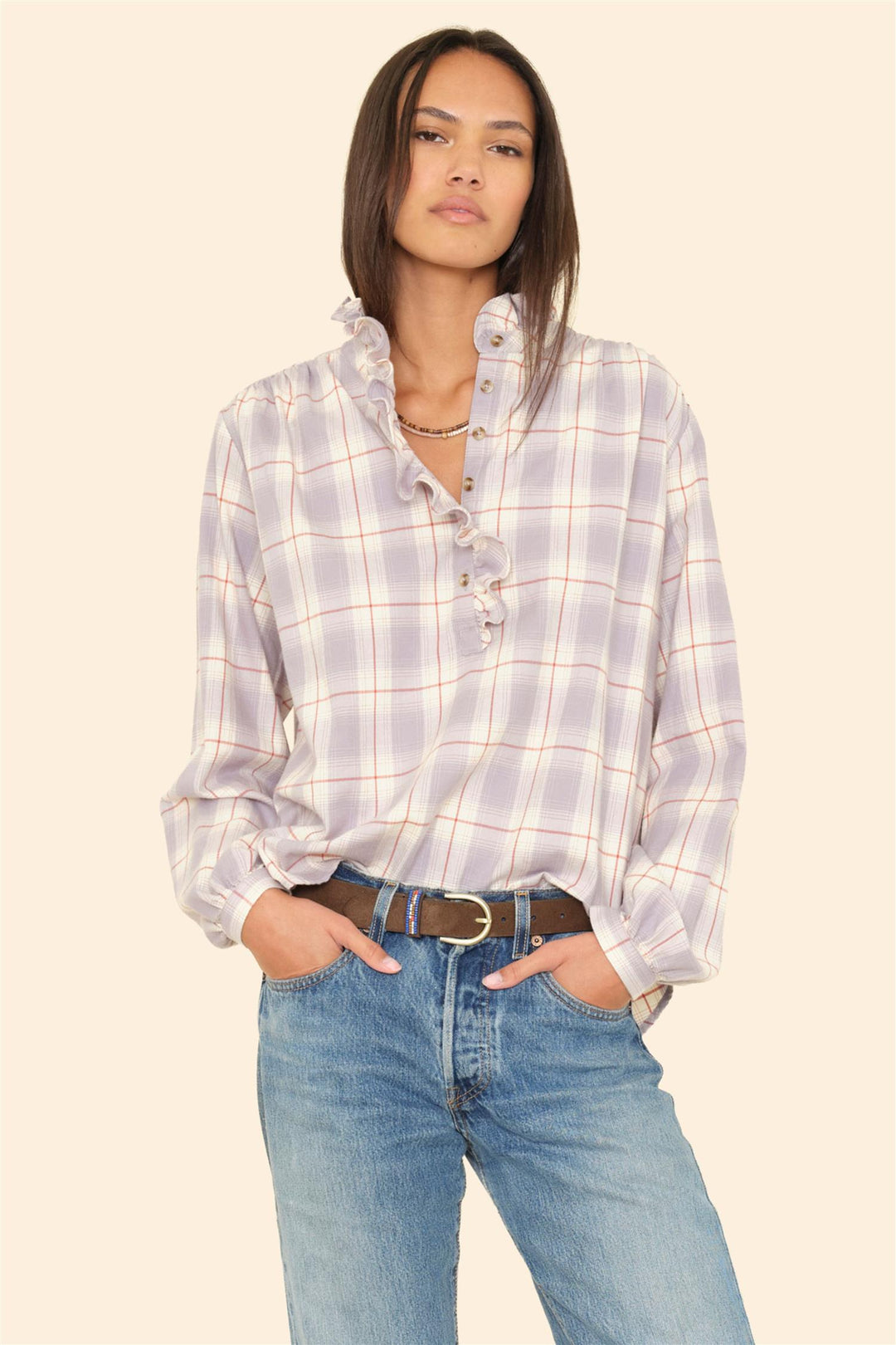 Caspian Top Grey Mist