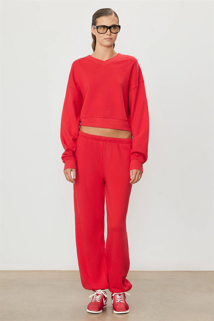 Boyfriend Pocket Sweatpant Rouge