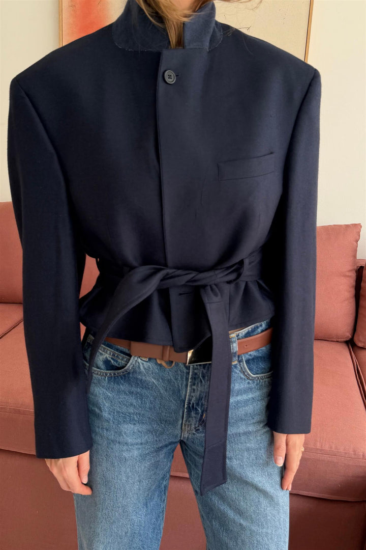 Belted Cropped Blazer BCB1569