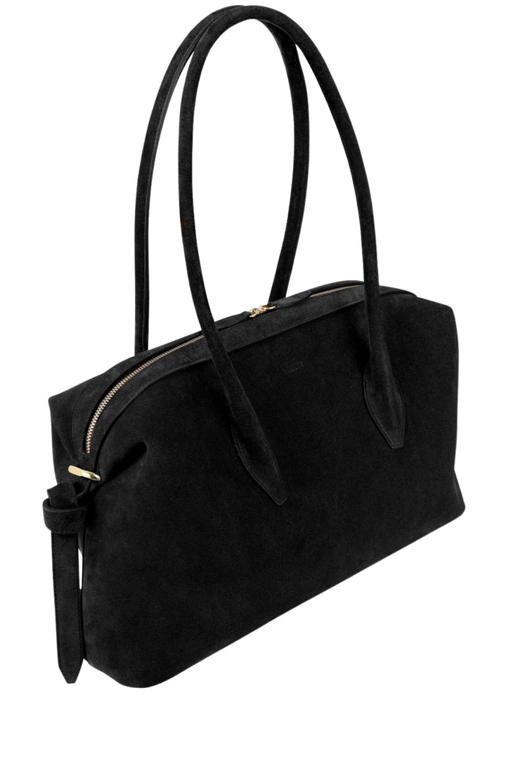 Brioche Duffle Suede Leather Black