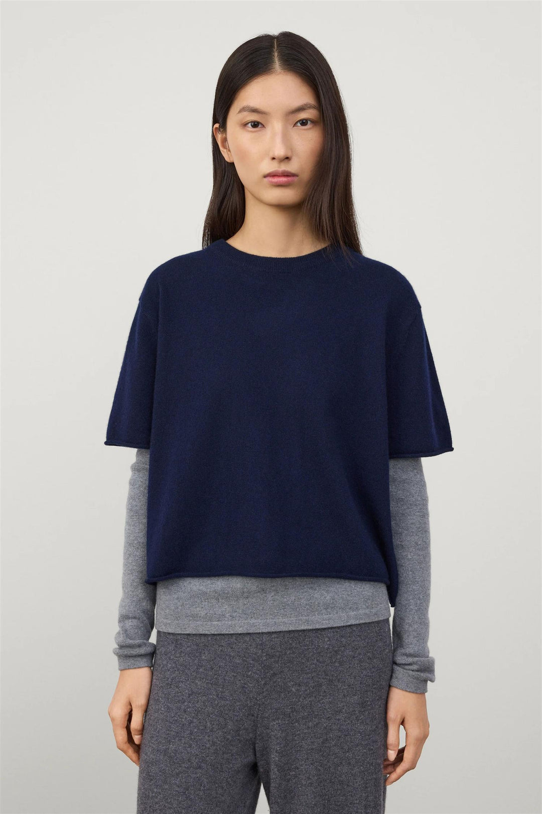 Cila Cashmere T-Shirt Navy