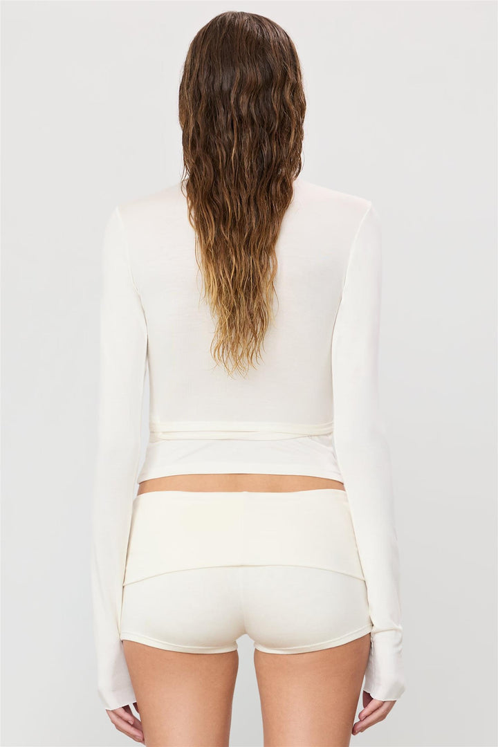Wrap Top Ivory