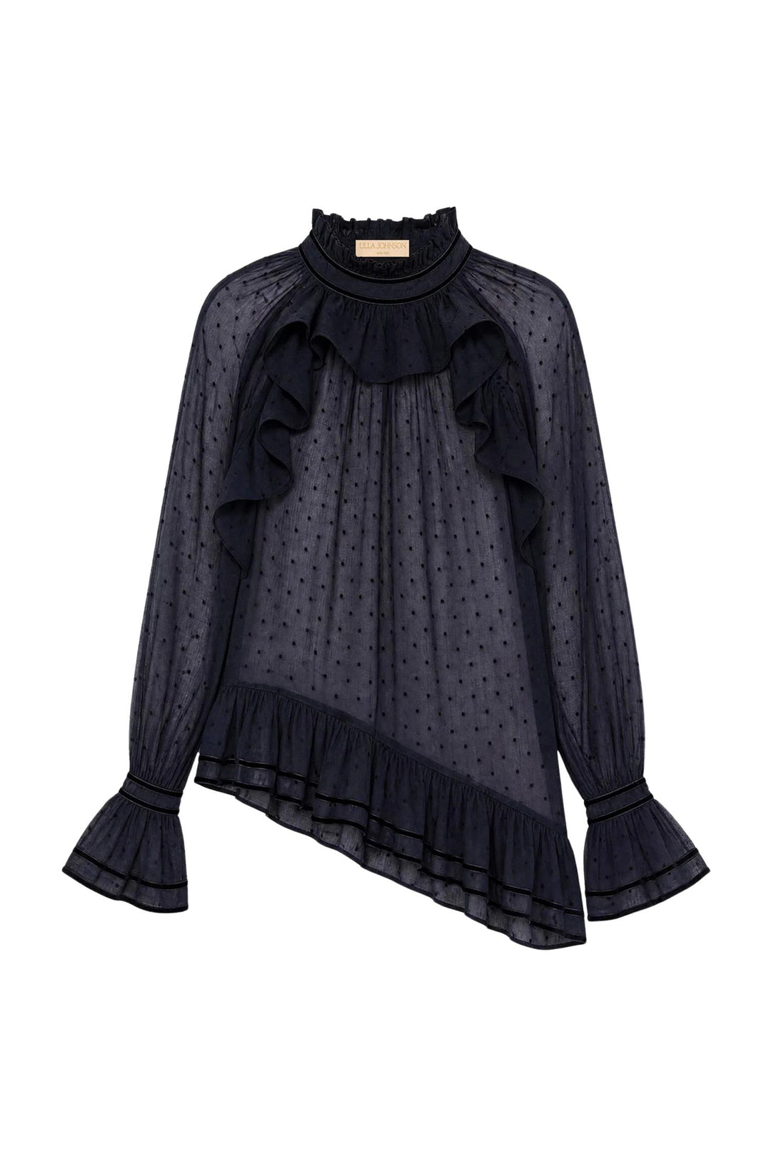 Marcella Long Sleeve Cotton Blouse Nightfall