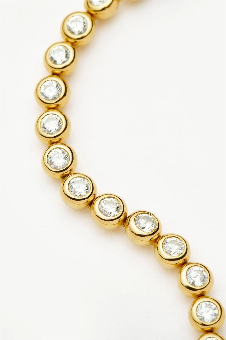 Tennis Round Bracelet Gold