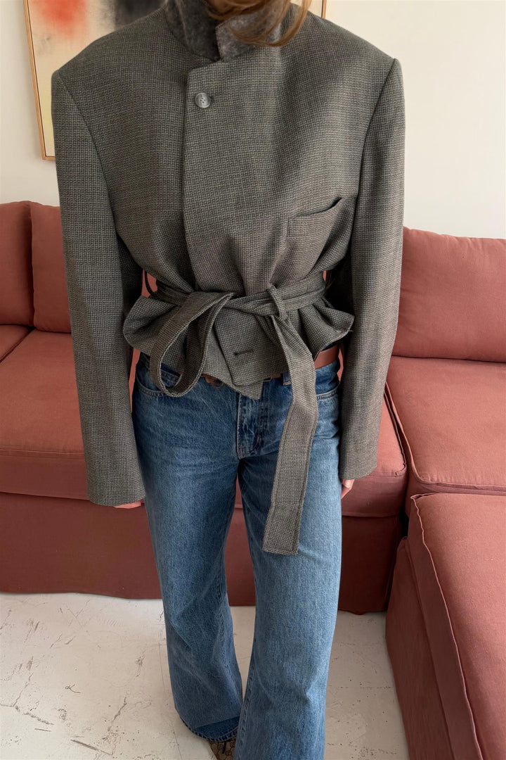 Belted Cropped Blazer BCB1325