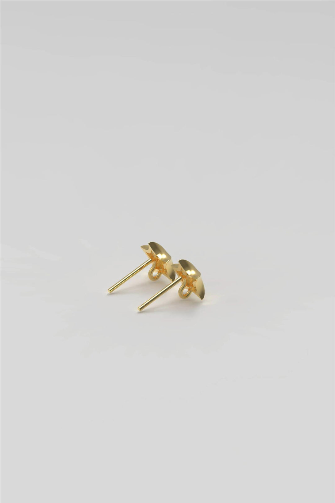 Star Ear Studs Plated
