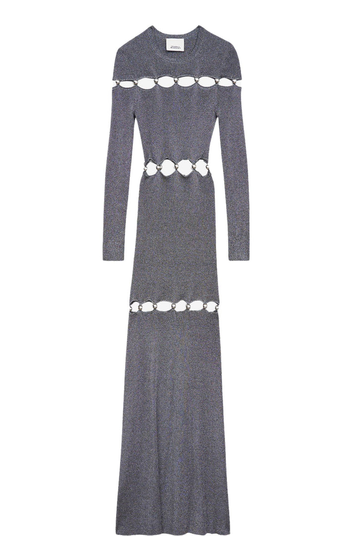 Elmire Dress Silver Black