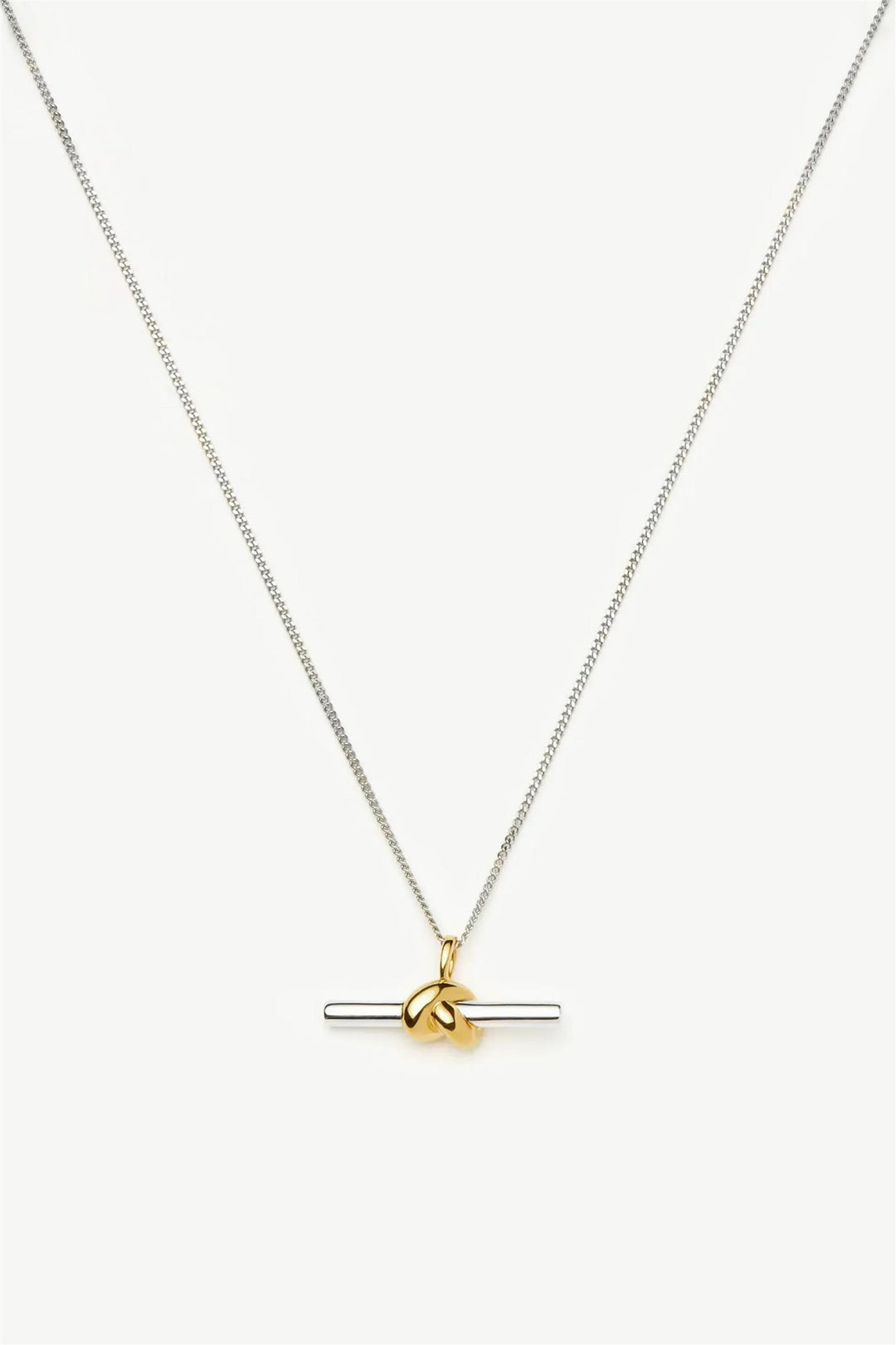 Lucy Williams T-Bar Knot Pendant Necklace