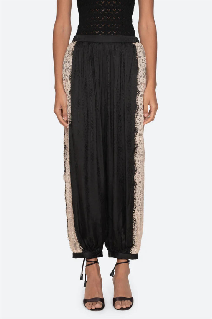 Ethel Solid Bloomer Pants Black