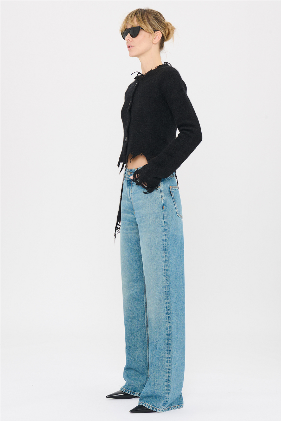 Korea Straight-Leg Jean Lagoon