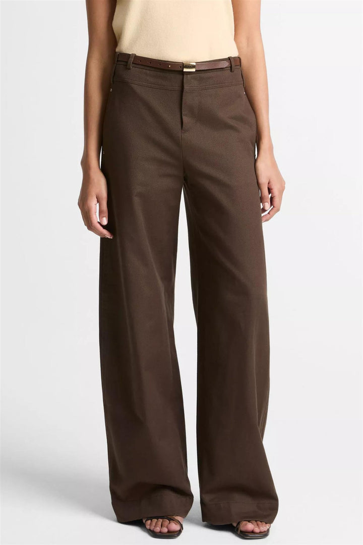 Mid Rise Utility Wide Leg Pant Willow