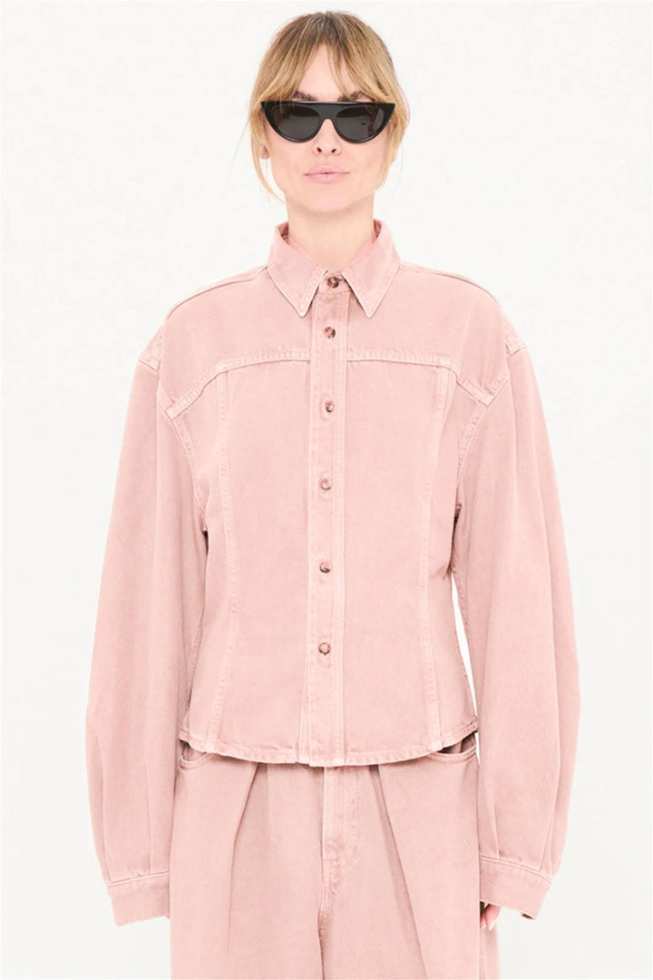 Lee Soft Ecru Overshirt Skin