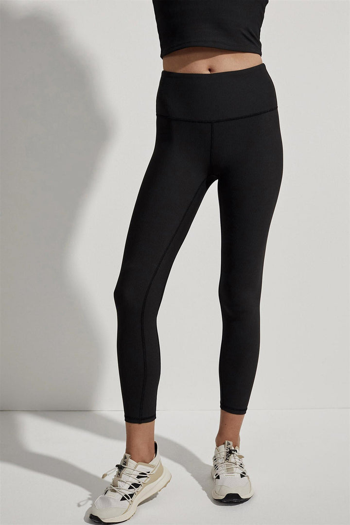 Let's Move Rib High Legging 25 Black