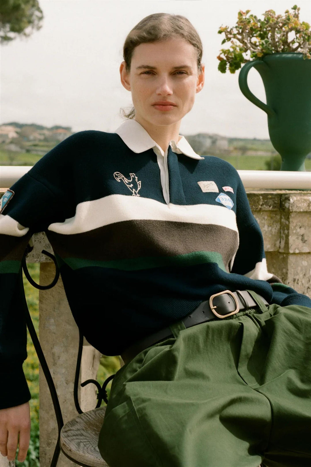 Arther Varsity Knit Rugby Shirt