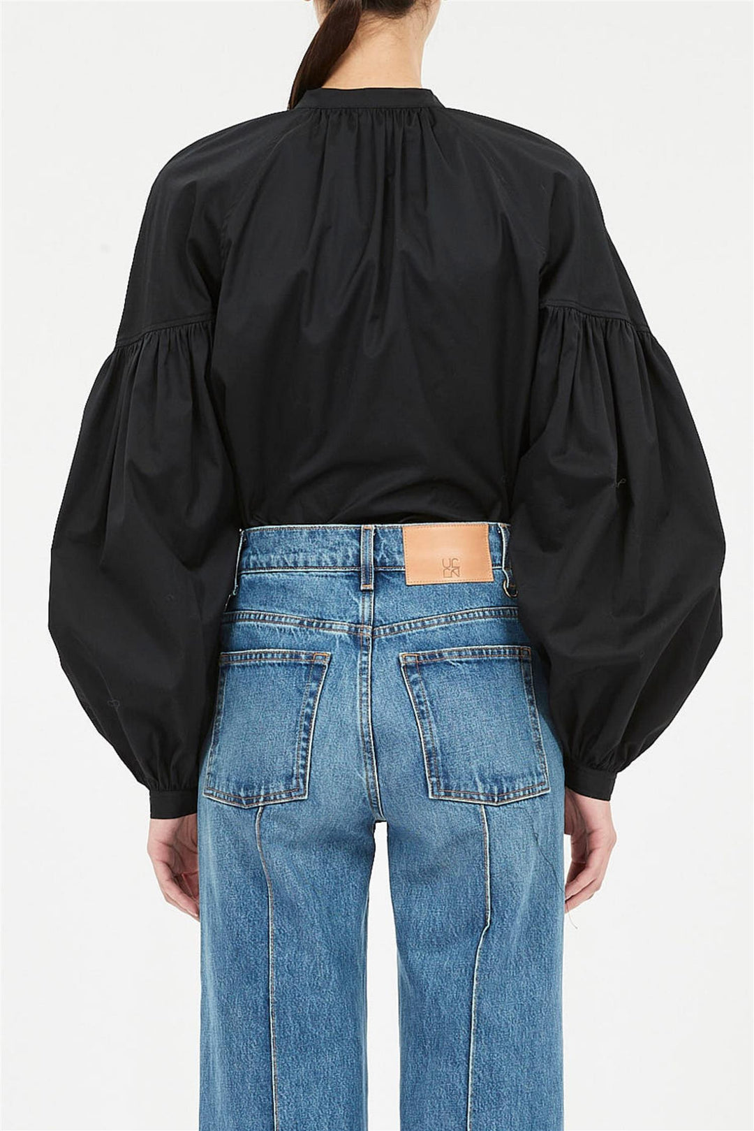 Rowena Long Sleeve Blouse Black