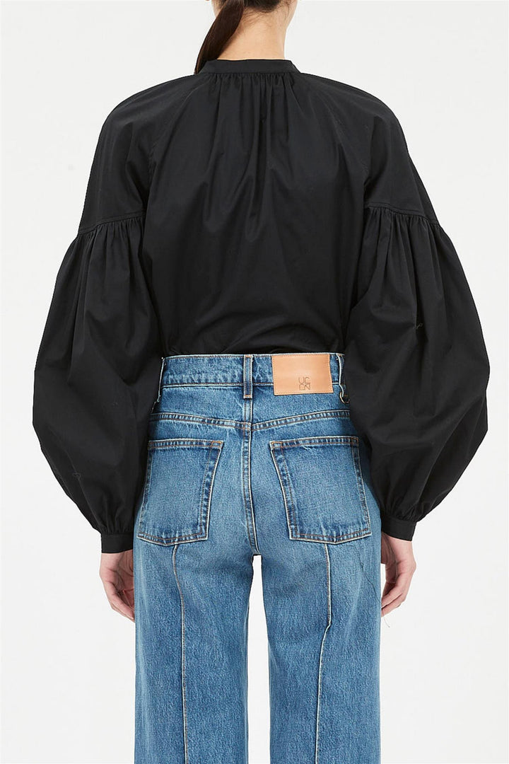 Rowena Long Sleeve Blouse Black