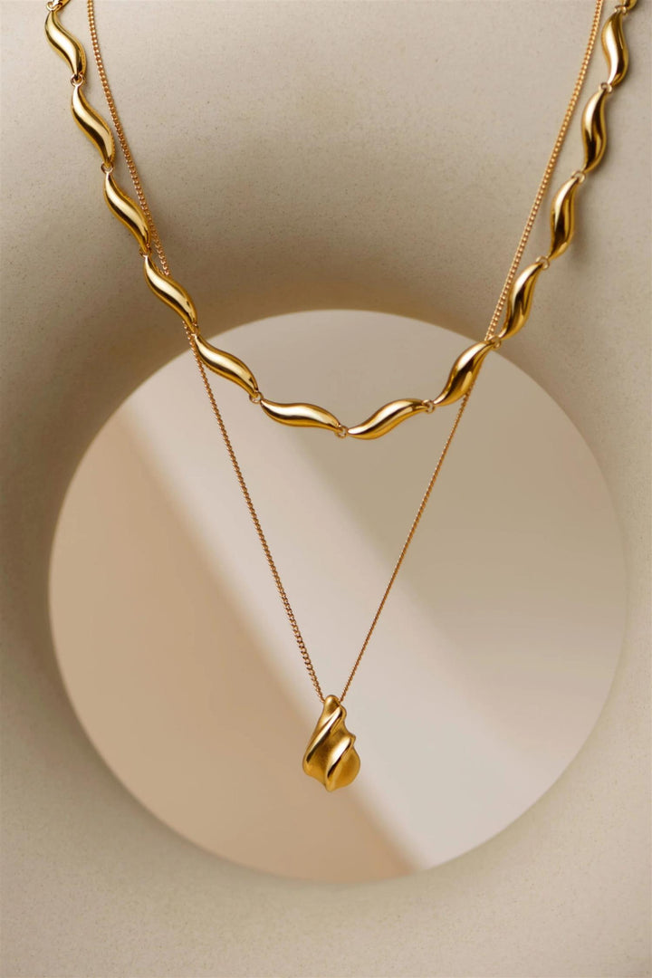 Savi Signature Link Chain Necklace Gold