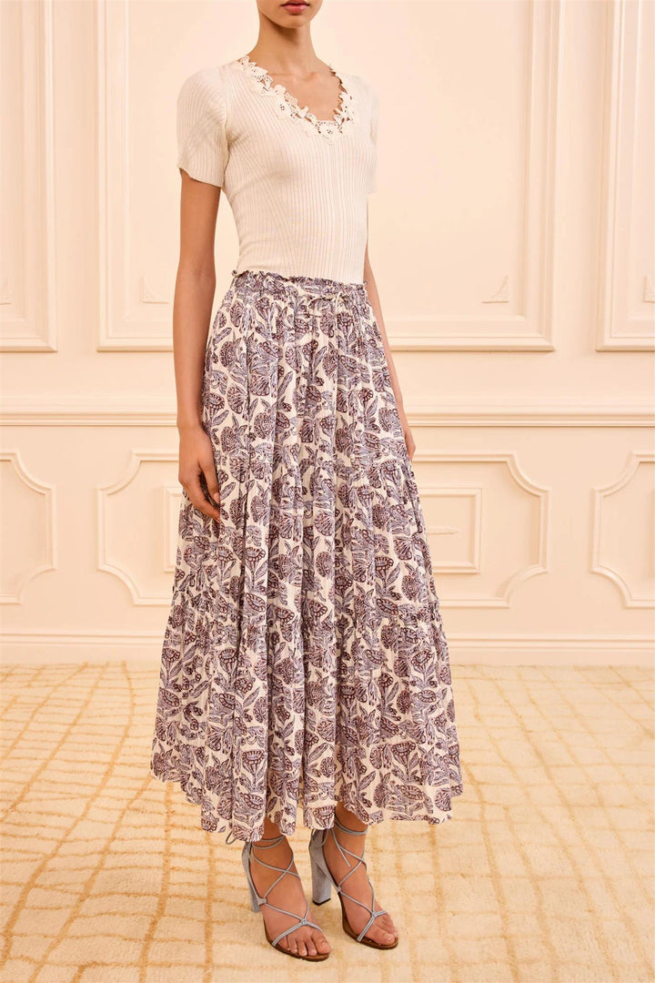 Nessa Midi Skirt Meadow
