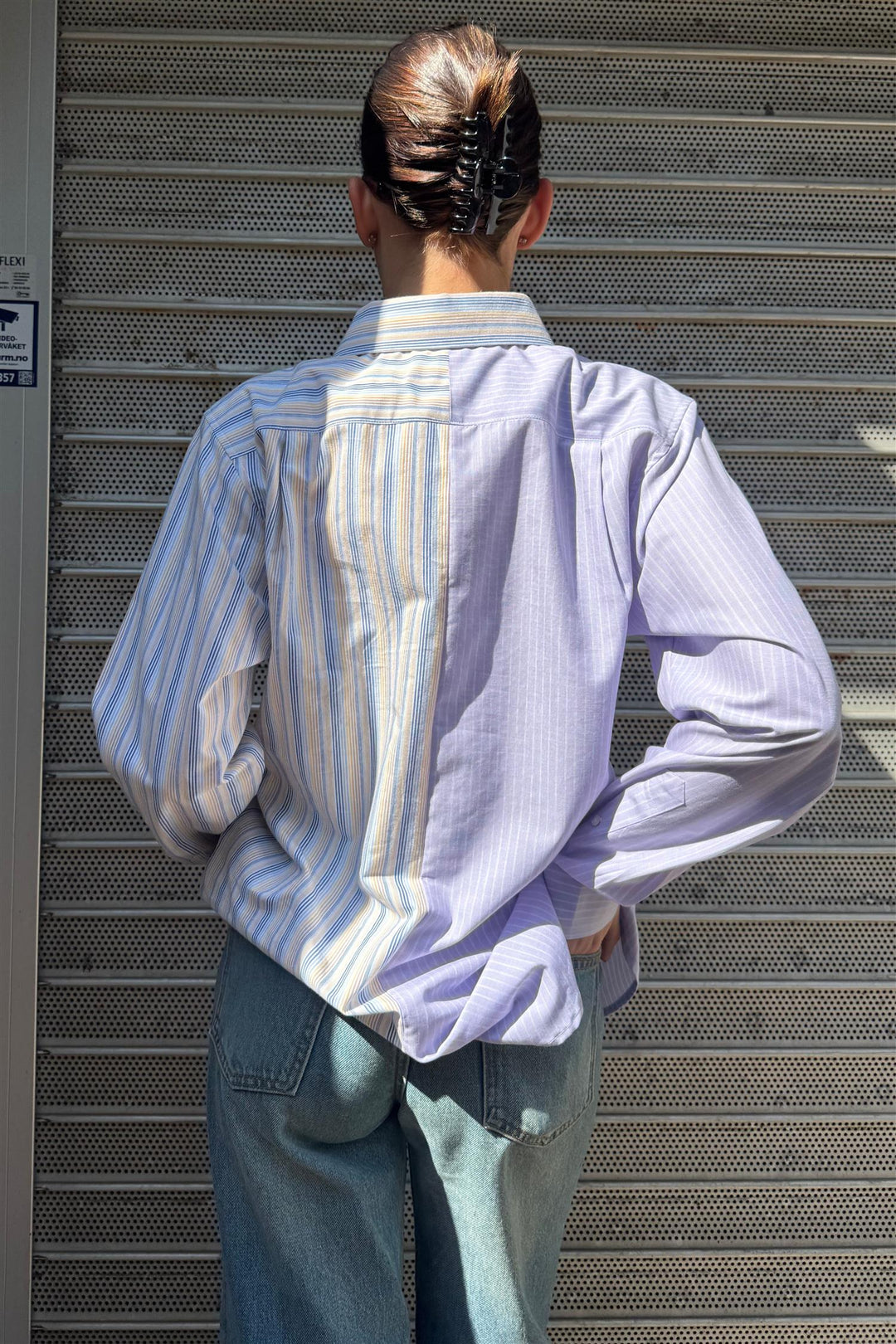 Contrasted Shirt CMS389 Size 34