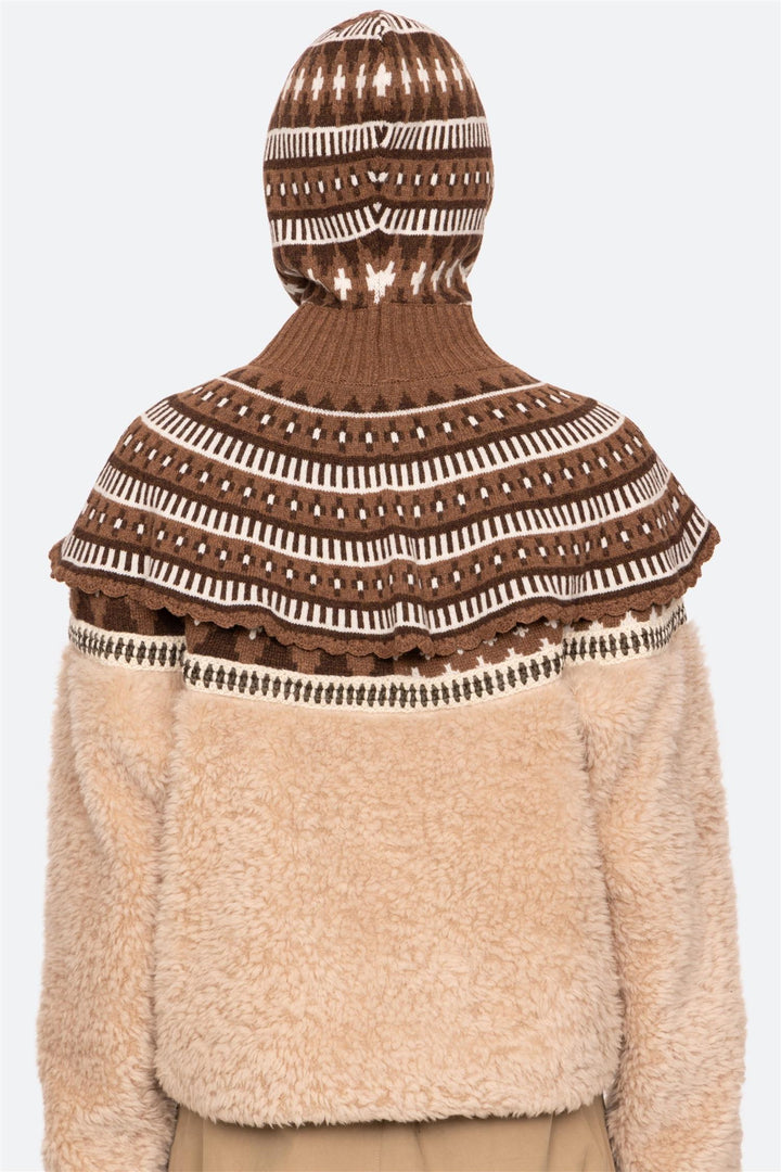 Linea Fair Isle Balaclava Camel
