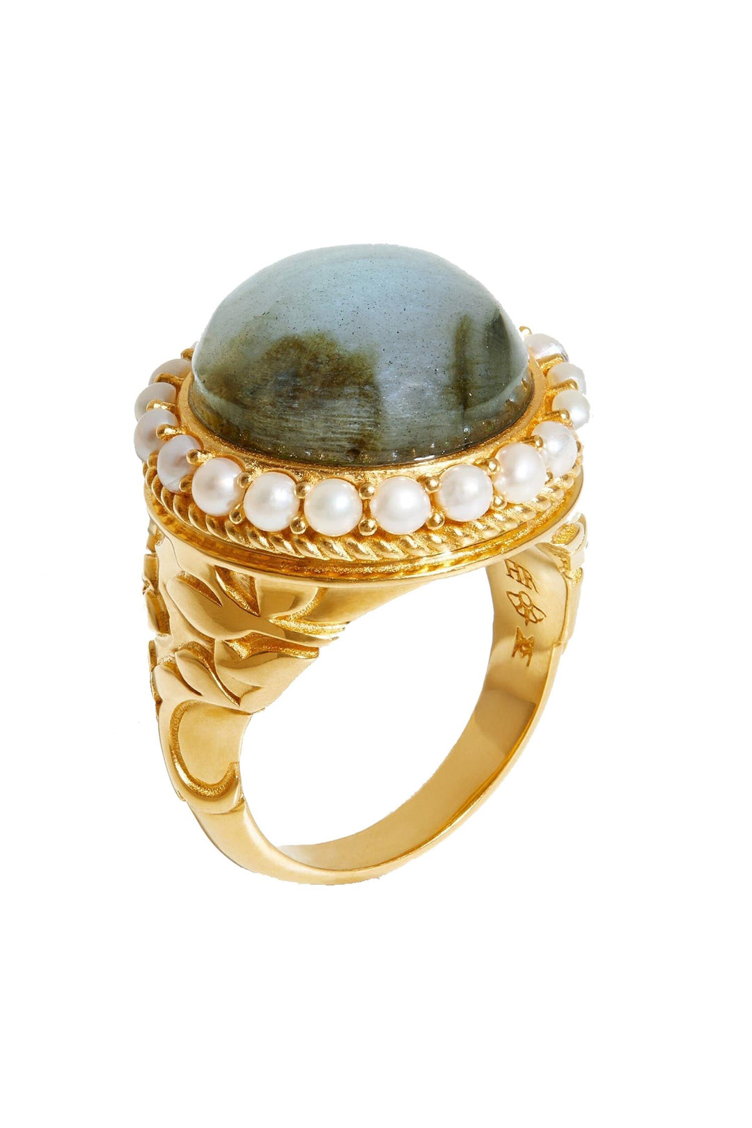 Harris Reed Labrodarite Cocktail Ring