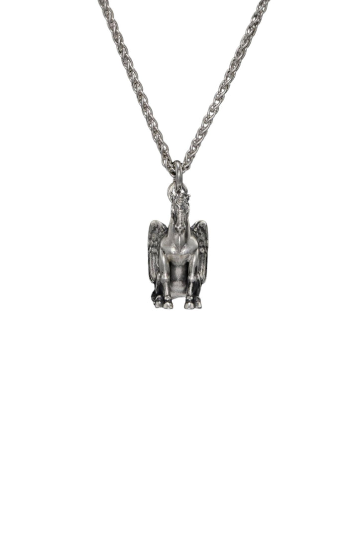 The Guardian of Dreams Necklace Oxidized Silver