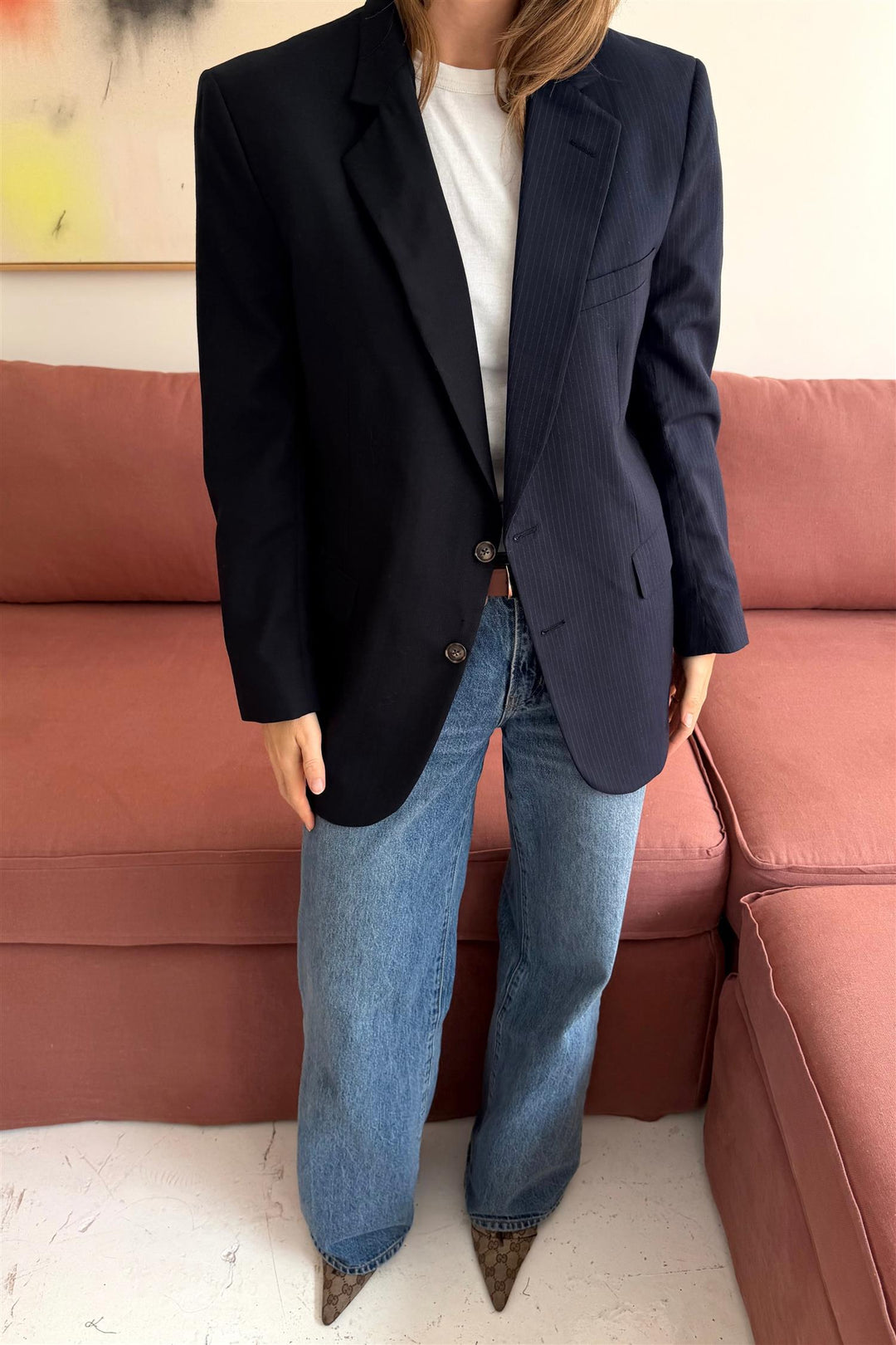 Contrast Blazer CB2517