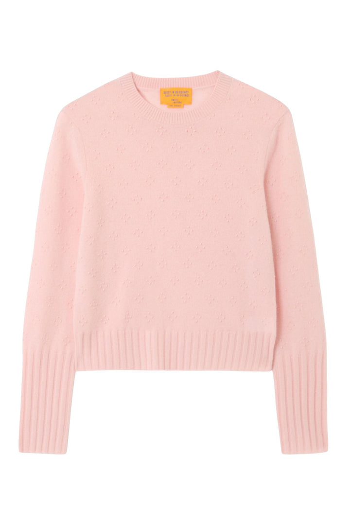 Compass Shrunken Crew Powder Pink