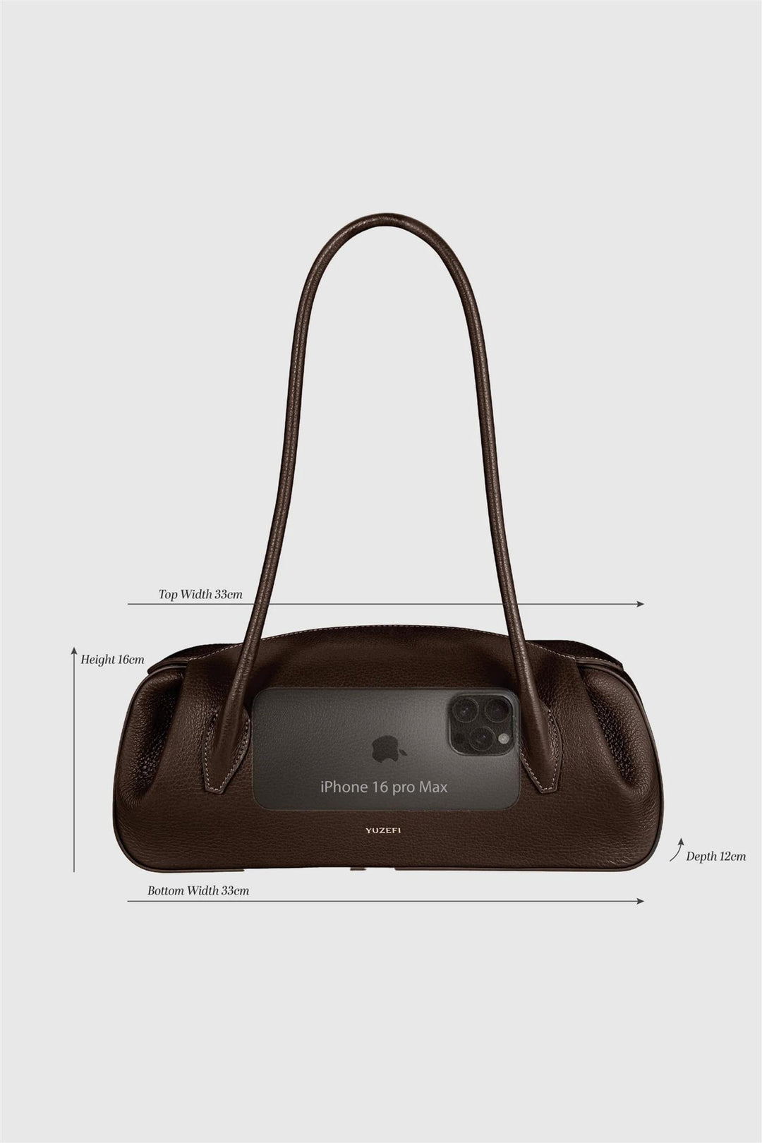 Oyster Shoulder Bag Ash Snake