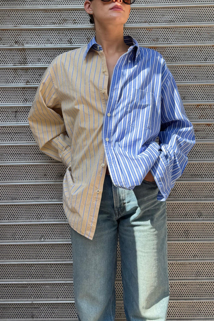 Contrasted Shirt CMS390 Size 38