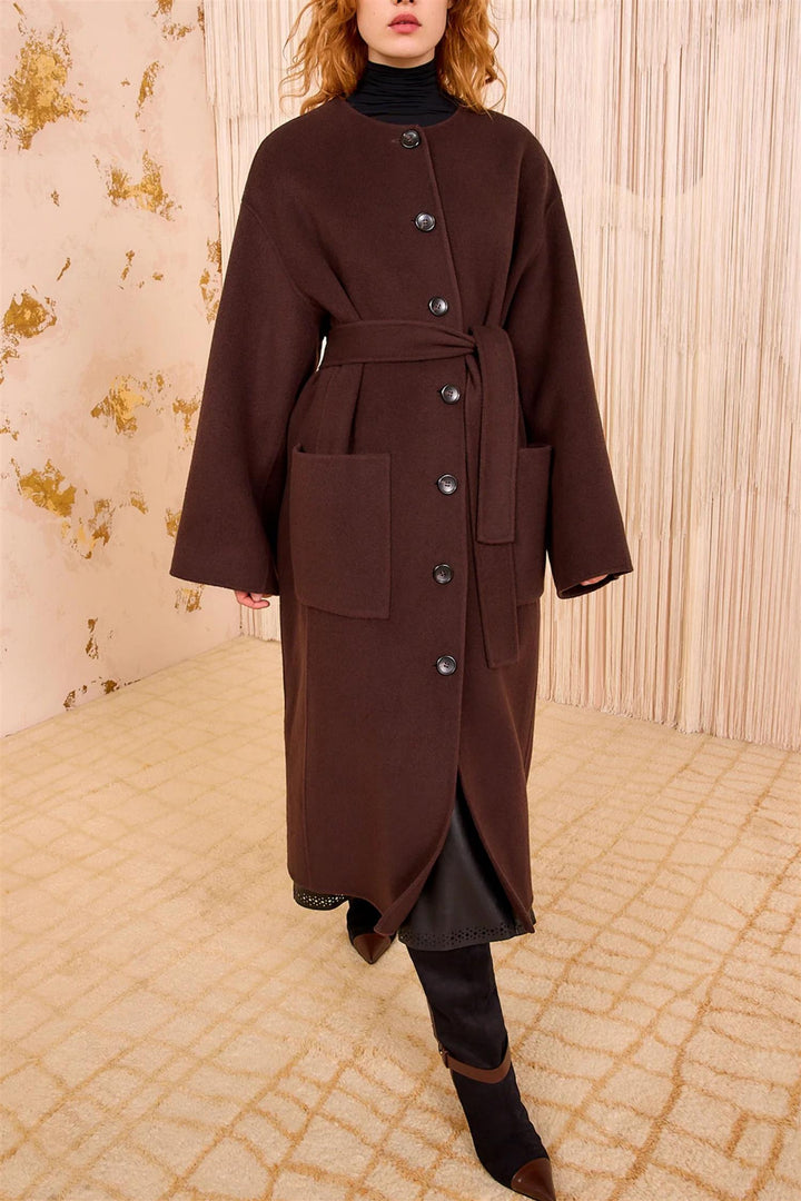 Fernanda Oversized Coat Sable
