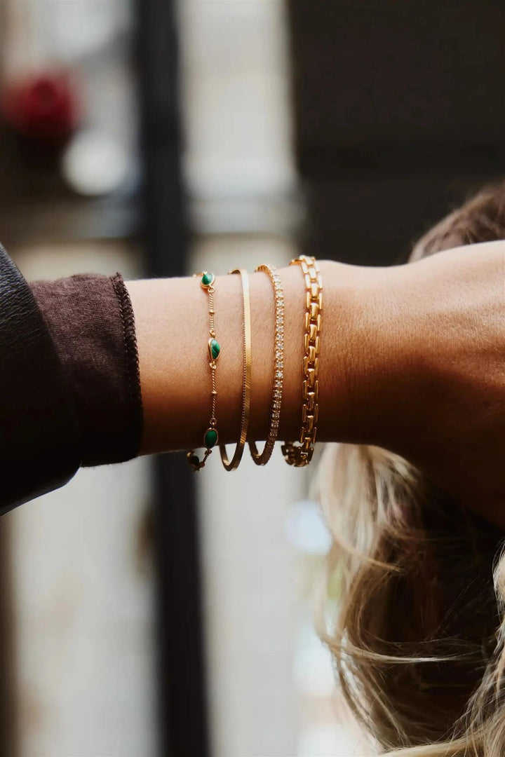 Vintage Watch Strap Bracelet Gold
