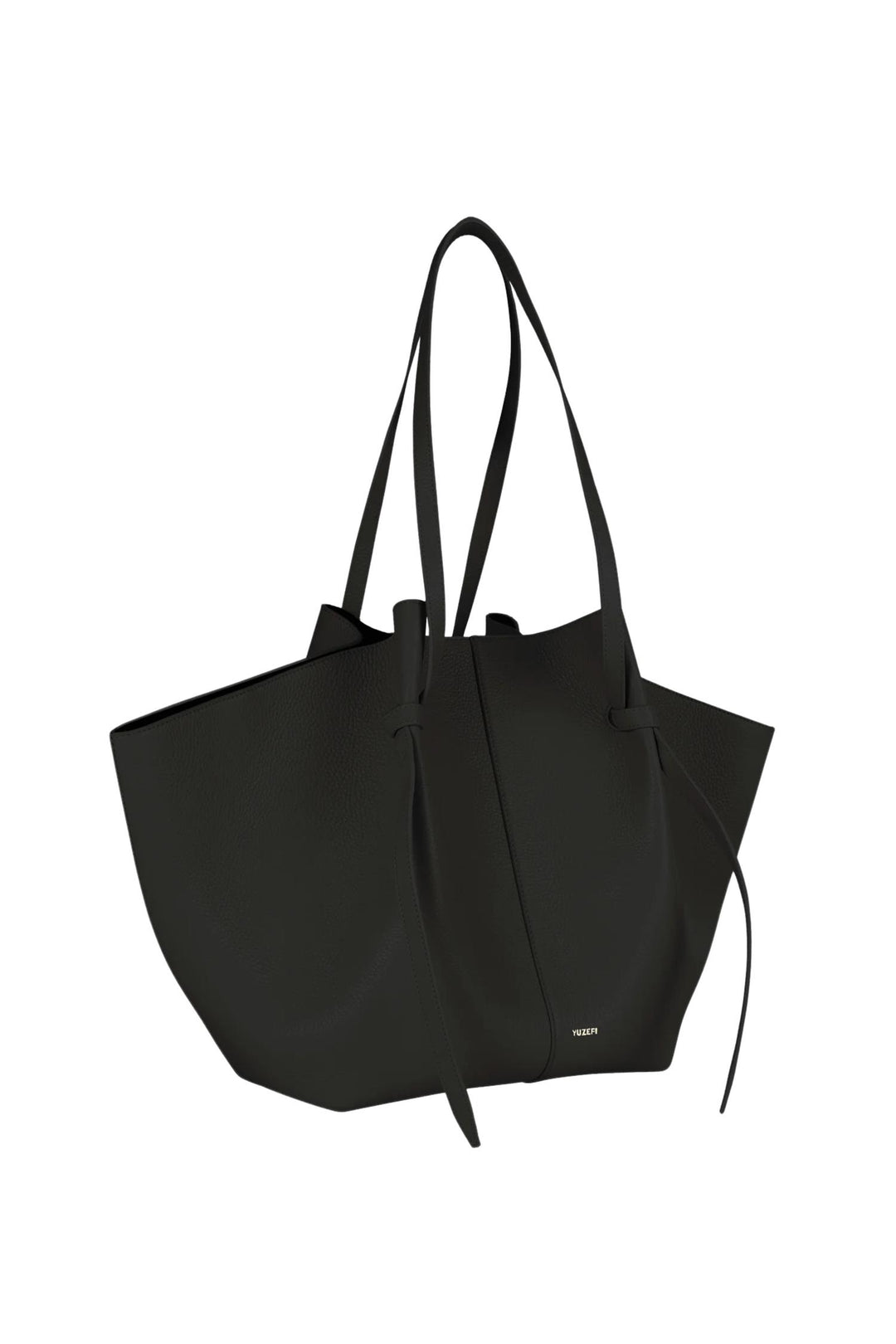 XL Mochi Pebble Grained Leather Black