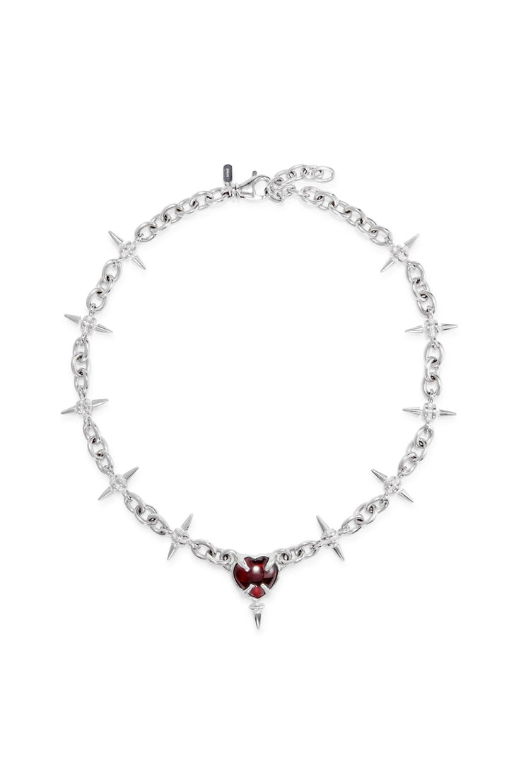 The Queen's Necklace Silver Garnet