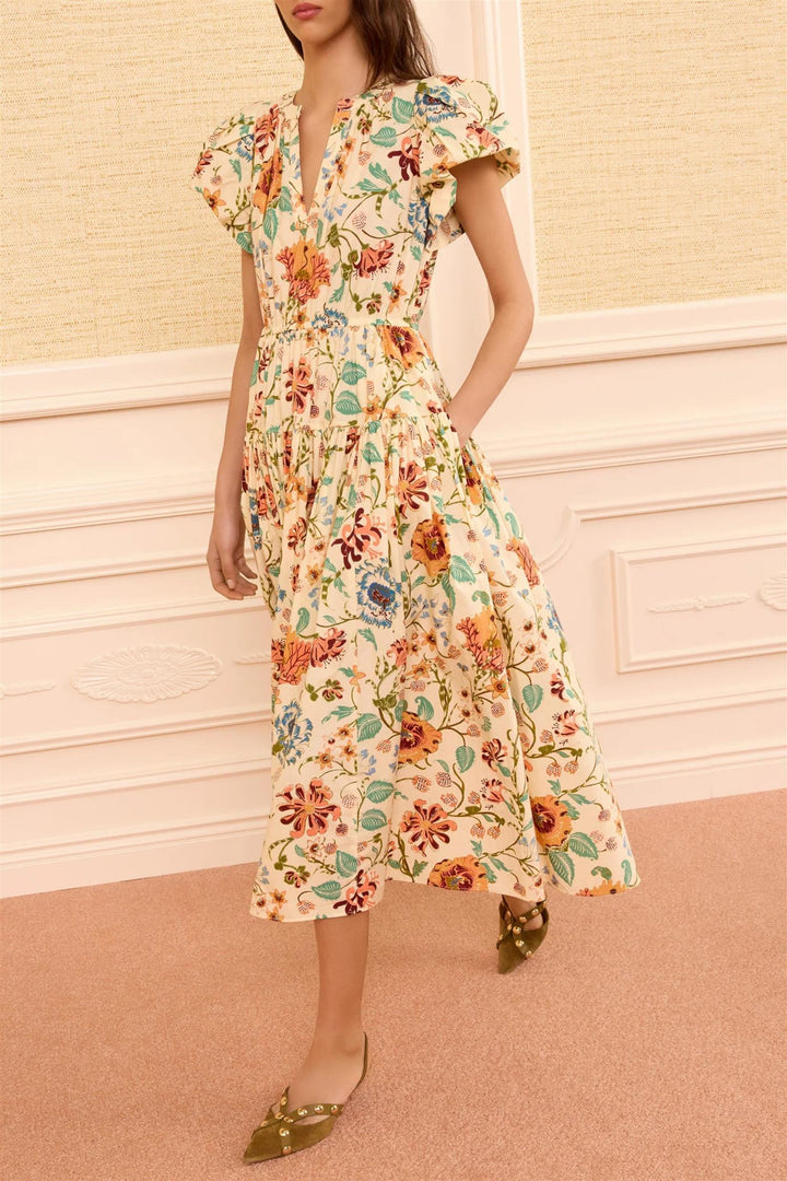Marin Midi Dress Abalone