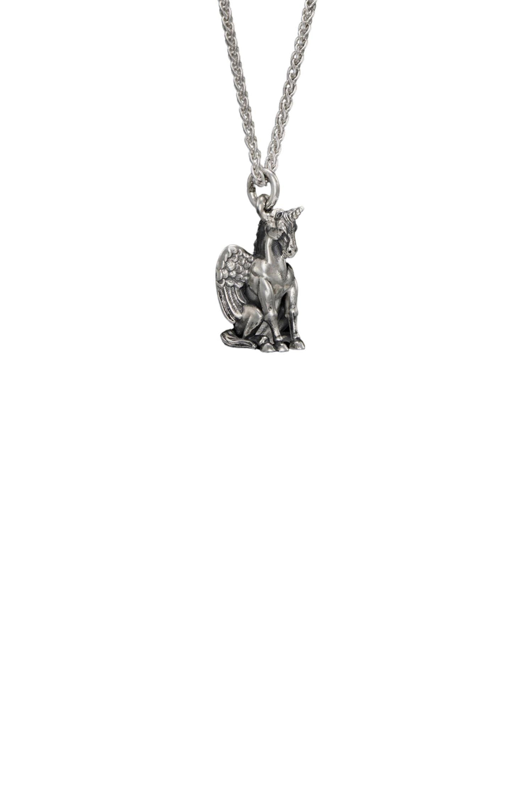 The Guardian of Dreams Necklace Oxidized Silver