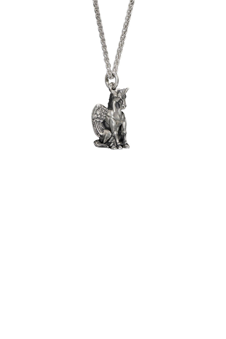 The Guardian of Dreams Necklace Oxidized Silver