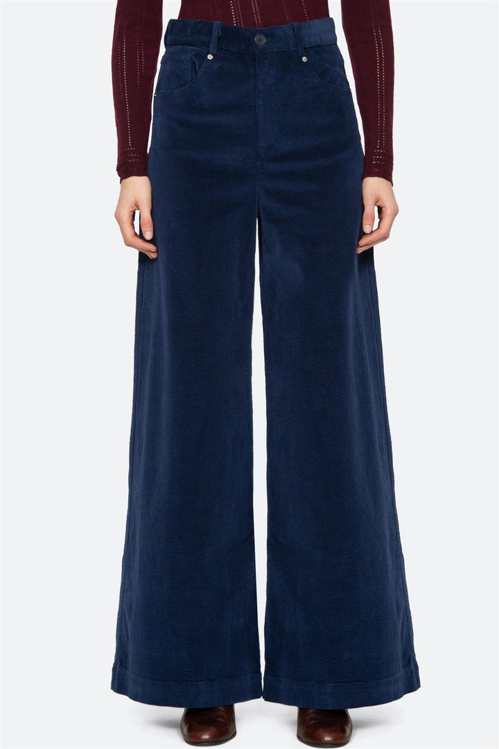 Carine Corduroy Trousers Blue